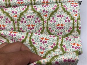 Patchwork stof - Tom Finnegan the lemon tree, smukt retro mønster